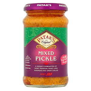 Shop Pataks Pickle Mixed - 283g at Grocerywala