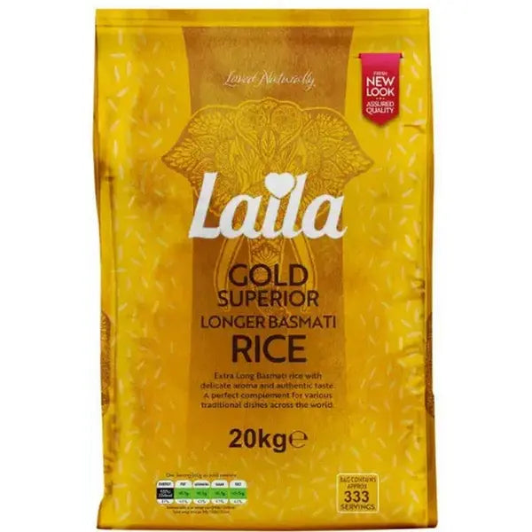 Laila Gold Basmati Rice 20kg pack