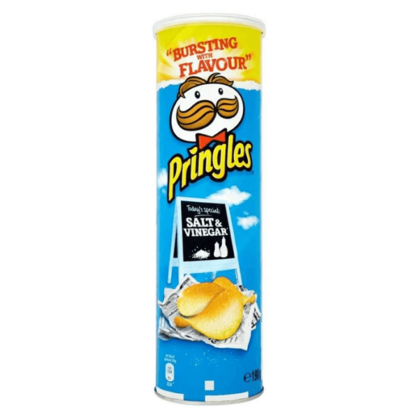 Shop Pringles Salt and Vinegar 185g at Grocerywala