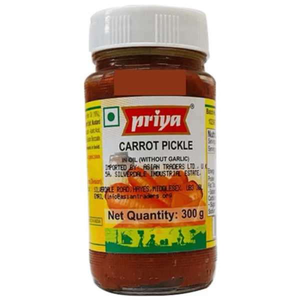Shop Priya Pickle Carrot - 300g at Grocerywala