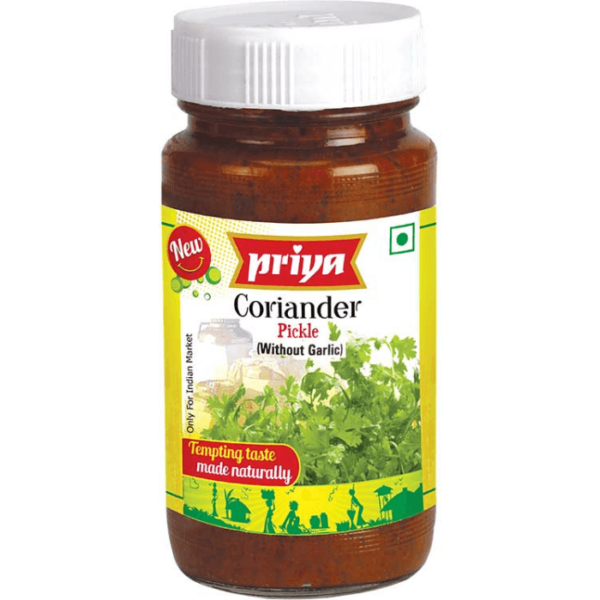 Shop Priya Pickle Coriander - 300g at Grocerywala