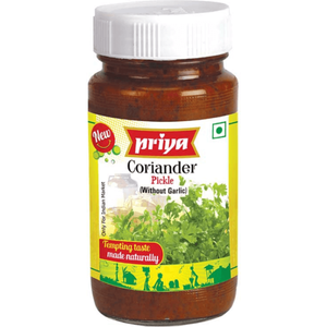 Shop Priya Pickle Coriander - 300g at Grocerywala