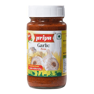 Shop Priya Pickle Garlic - 300g at Grocerywala