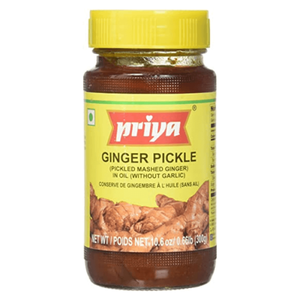 Shop Priya Pickle Ginger - 300g at Grocerywala