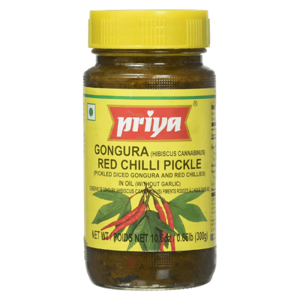 Shop Priya Pickle Gongura Red Chilli - 300g at Grocerywala