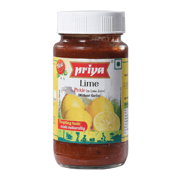 Shop Priya Pickle Lime - 300g at Grocerywala
