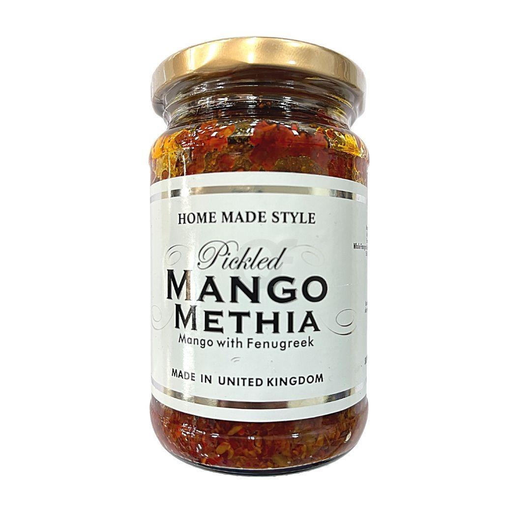 Shop Home Made Style Pickle Mango Methia - 250g at Grocerywala