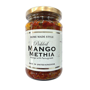 Shop Home Made Style Pickle Mango Methia - 250g at Grocerywala