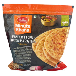 Shop Haldirams Paneer (Tofu) Onion Parantha Frozen (4pcs) - 400g at Grocerywala