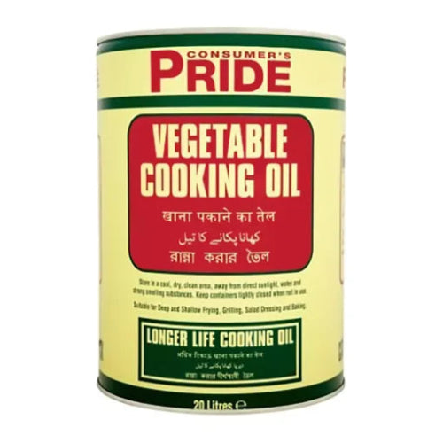Shop Pride Vegetable Oil - 20L at Grocerywala