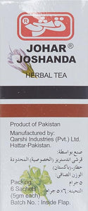 Shop Qarshi Johar Joshanda Herbal Tea (6 Sachets) - 30g at Grocerywala