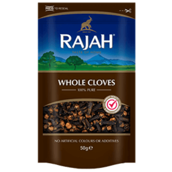 Shop Rajah Cloves Whole(Laung) - 50g at Grocerywala