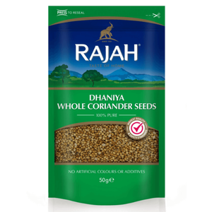 Shop Rajah Coriander Seeds(Dhana) - 50g at Grocerywala