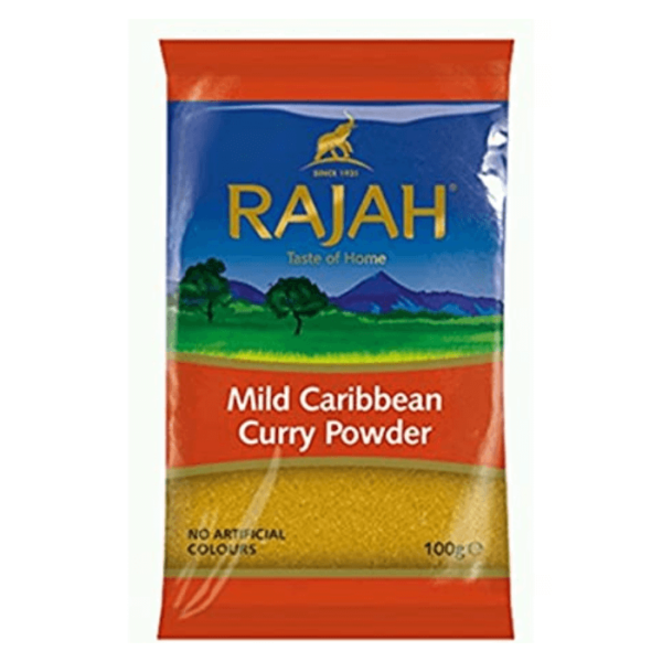 Shop Rajah Curry Powder Caribbean Mild 100G at Grocerywala