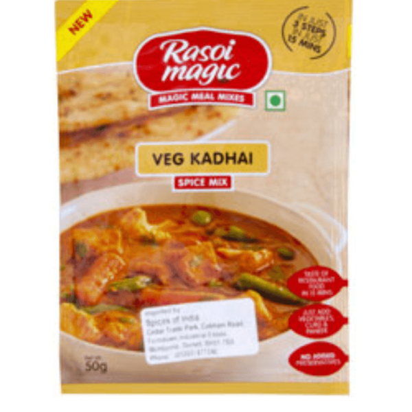 Shop Rasoi Magic Spice Veg Kadhai 50G at Grocerywala