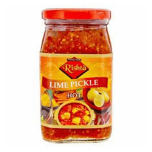Shop Rishta Pickle Lime Hot Pickle - 400g at Grocerywala