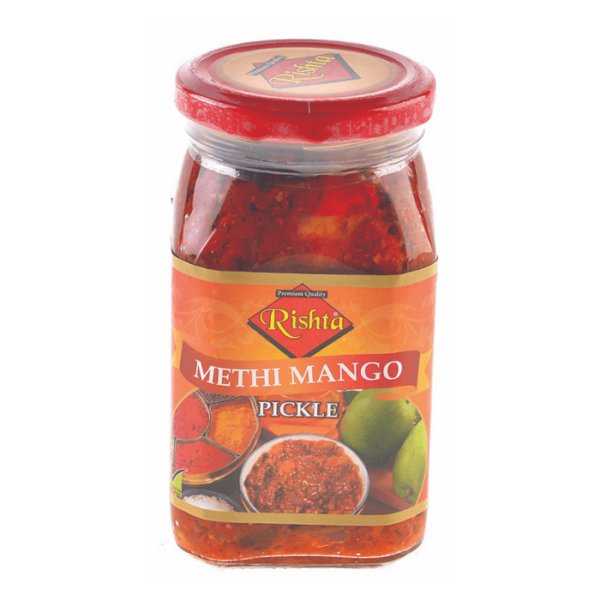 Shop Rishta Pickle Methi Mango Pickle - 400g at Grocerywala