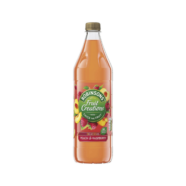 Shop Robinsons Creations Peach & Raspberry 1Ltr at Grocerywala