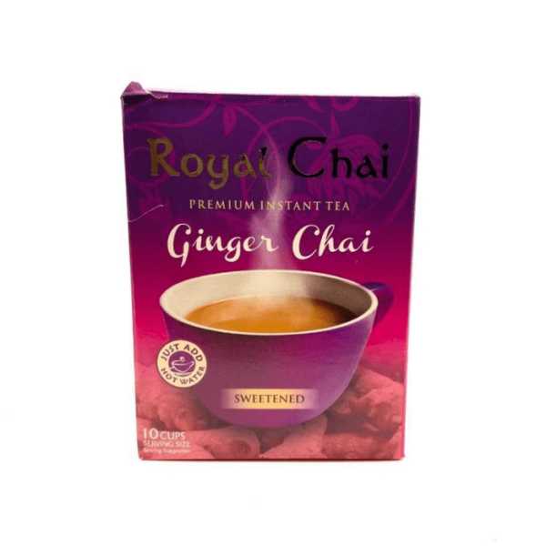 Shop Royal Chai Ginger Sweetened (10 Sachets) - 200g at Grocerywala