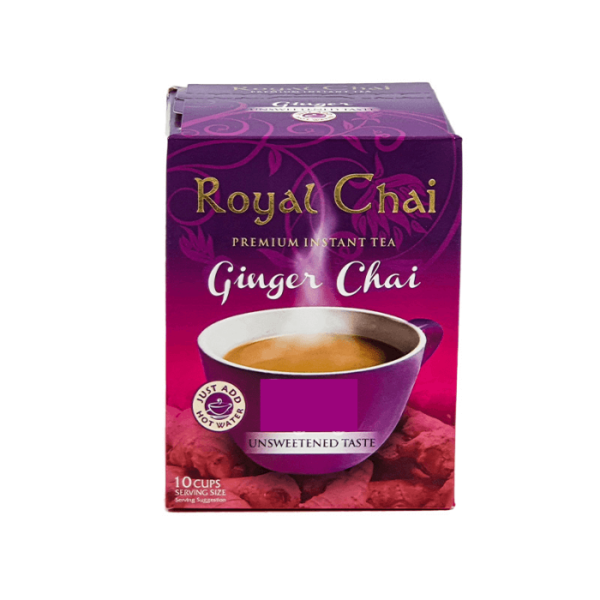 Shop Royal Chai Ginger Unsweetened (10 Sachets) - 200g at Grocerywala