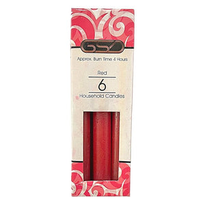 GSD Candle Red (6pcs)