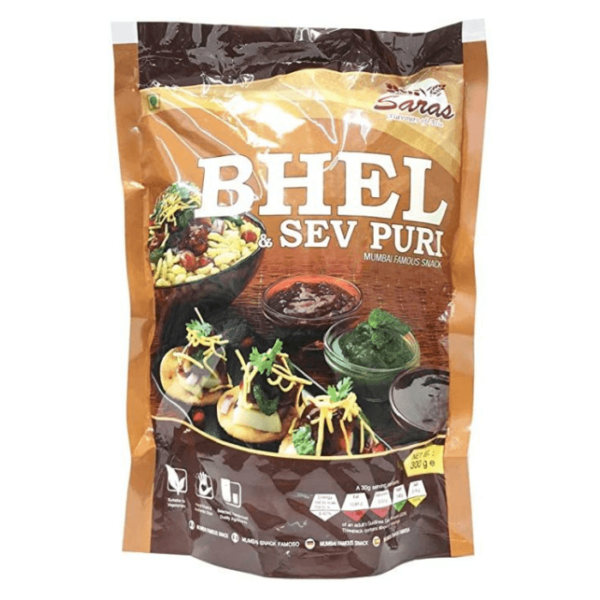 Shop Saras Bhel Sev Puri - 300g at Grocerywala