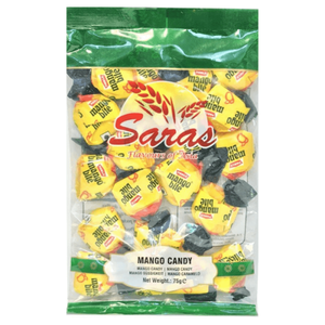 Shop Saras Mango Candy - 57g at Grocerywala