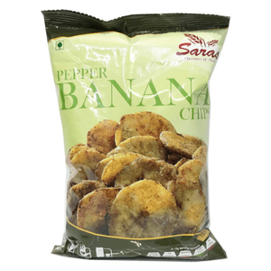 Shop Saras Banana Chips Pepper - 150g at Grocerywala