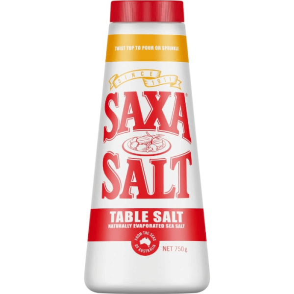 Shop Saxa Table Salt Drum 750g at Grocerywala