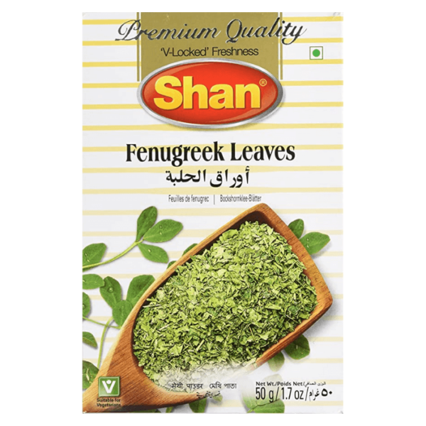 Shop Shan Kasuri Methi (Fengureek Leaves) 50G at Grocerywala