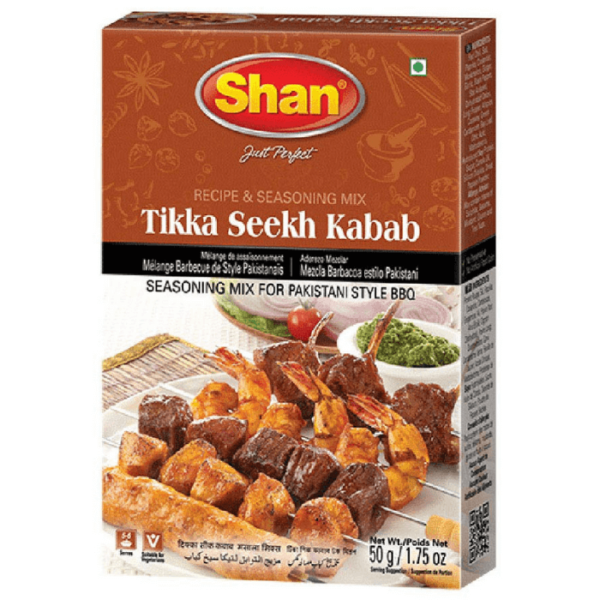 Shop Shan Tikka Seekh Kabab 50G at Grocerywala