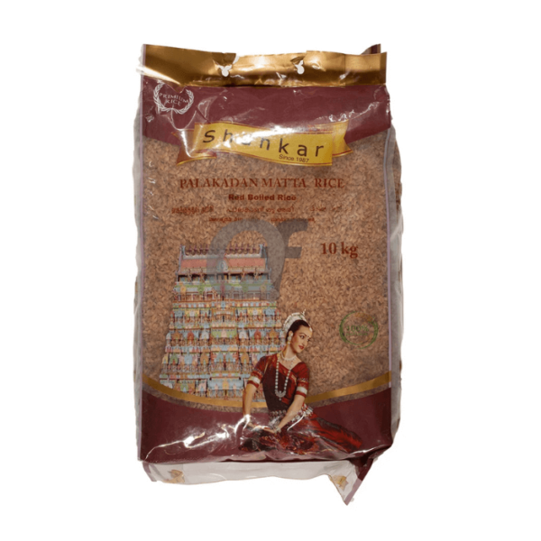 Shankar palakadan matta rice 10kg Kerala red rice sack