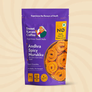 Sweet Karam Coffee Andhra Spicy Murukku 180g at Grocerywala