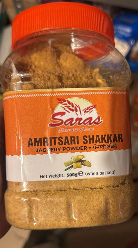Shop Saras Amritsari Shakkar (Jaggery Powder) -500g at Grocerywala