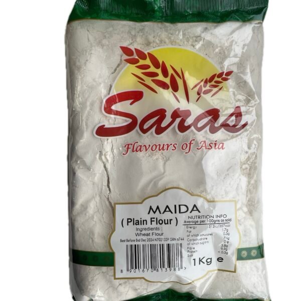 Shop Saras Maida (Refined Flour) - 1kg at Grocerywala