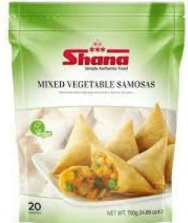 Shop Shana Mixed Vegetable Samosa Frozen (20pcs) at Grocerywala
