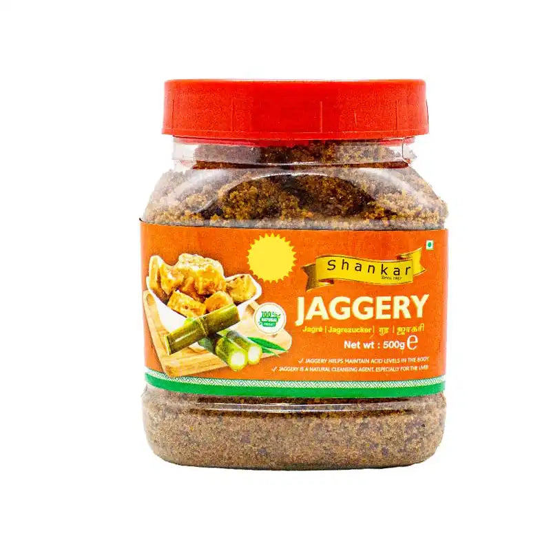 Shop Shankar Jaggery Powder Jar - 500g at Grocerywala