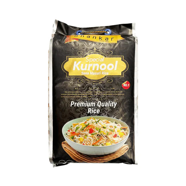 Shop Shankar Kurnool Sona Masoori Rice - 10Kg at Grocerywala