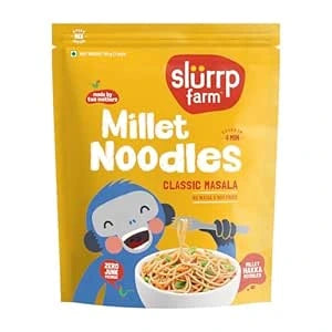 Shop Slurrp Farm Millet Noodles (Classic Masala) - 192g at Grocerywala
