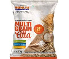 Shop Sohum Multigrain Atta - 5kg at Grocerywala