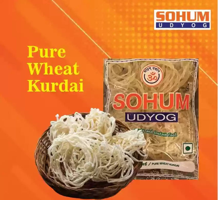 Shop Sohum Pure Wheat Kurdai 200g at Grocerywala