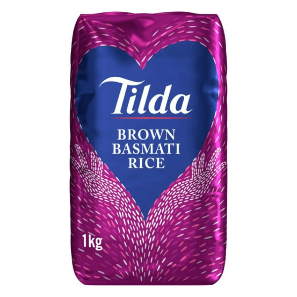 Shop Tilda Basmati Brown Rice - 1kg at Grocerywala