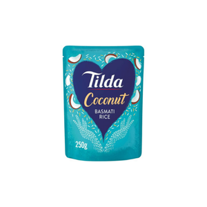 Shop Tilda Coconut Steamed Basmati Rice - 250g at Grocerywala