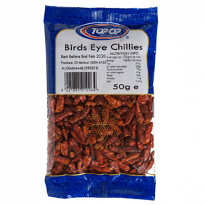 Shop Topop Bird Eye Chilli 50G at Grocerywala