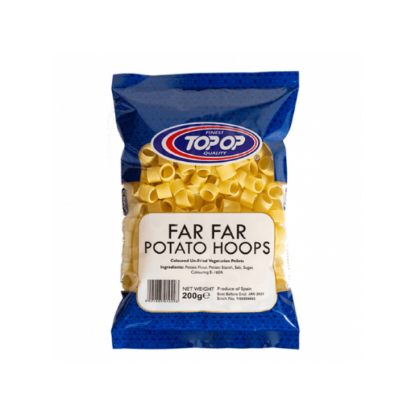 Shop Top Op Far Far Potato Hoops 200G at Grocerywala