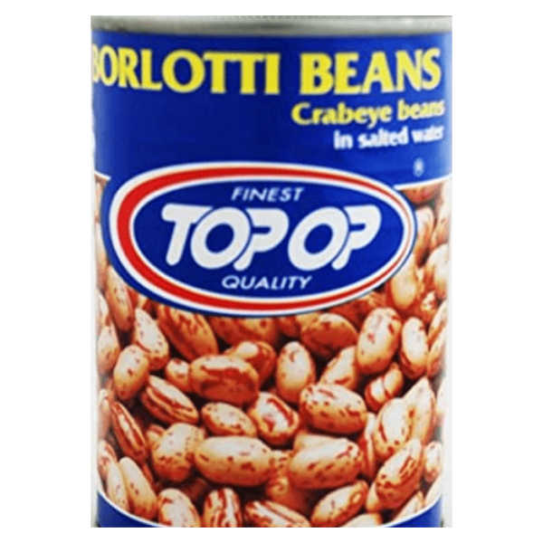 Shop Topop Borlotti Beans Tin 400G at Grocerywala