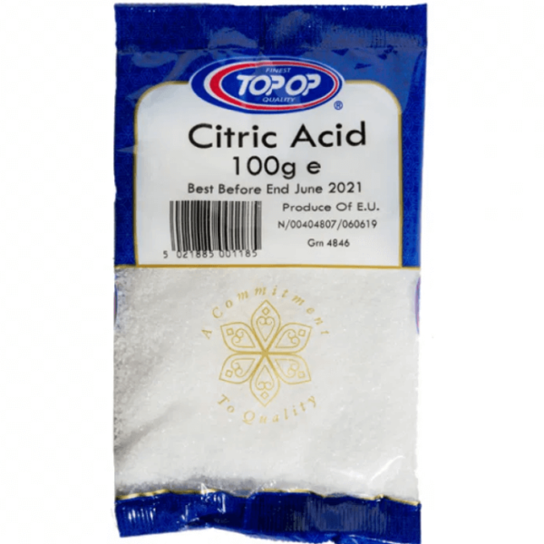 Shop Topop Citric Acid 100g at Grocerywala