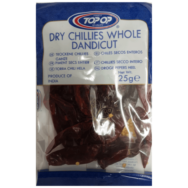 Shop Topop Dry Chilli Dandicut 25G at Grocerywala