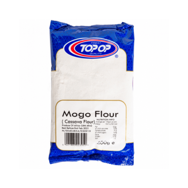 Shop Topop Mogo Flour (Cassava) - 400g at Grocerywala