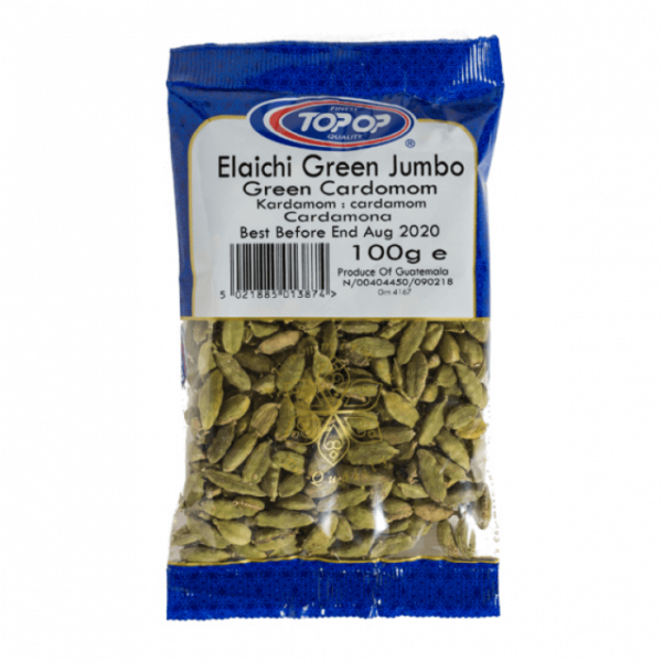 Shop Topop Green Cardomom Jumbo 100G at Grocerywala